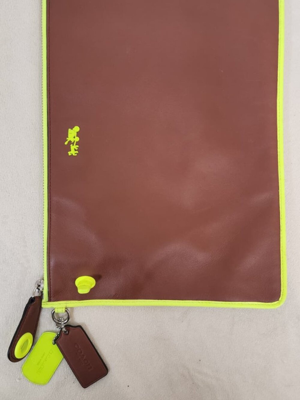 Coach Brown Leather Pouch